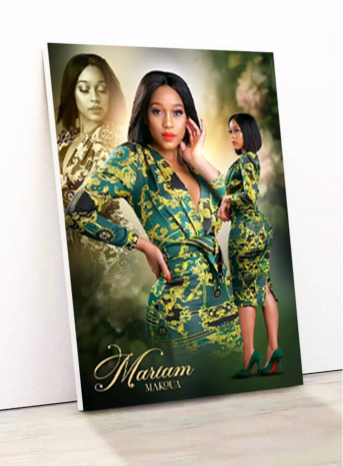 model de produit pour les agrandissements photos sur bois