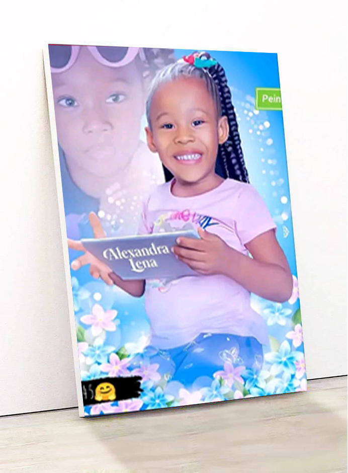 model de produit pour les agrandissements photos sur bois